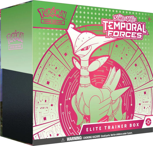 Temporal Forces Elite Trainer Box [Iron Leaves ex] - SV05: Temporal Forces (TEF) Pokémon TCG New ETB Pokémon TCG New ETB