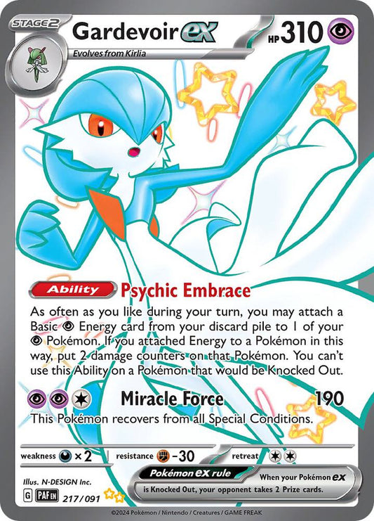 Gardevoir ex - 217/091 - SV: Paldean Fates (PAF) Pokémon TCG