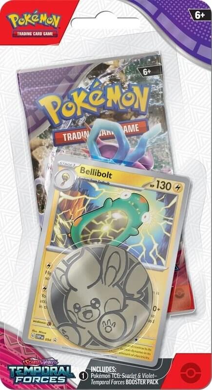 Temporal Forces Single Pack Blister [Bellibolt] - SV05: Temporal Forces (TEF) Pokémon TCG