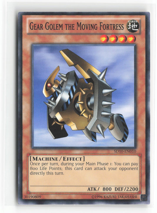 Gear Golem the Moving Fortress SD10-EN010 Structure Deck: Machine Re-Volt Yu-Gi-Oh Unlimited