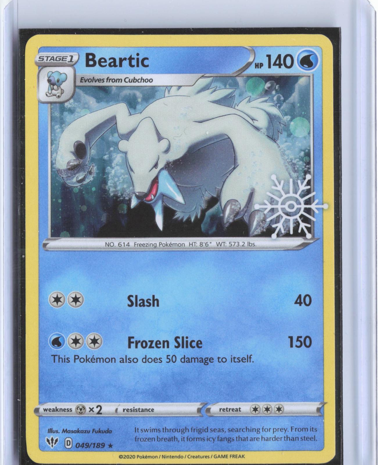 Beartic 049/189 Holo Promo Miscellaneous Cards & Products Pokemon TCG Card