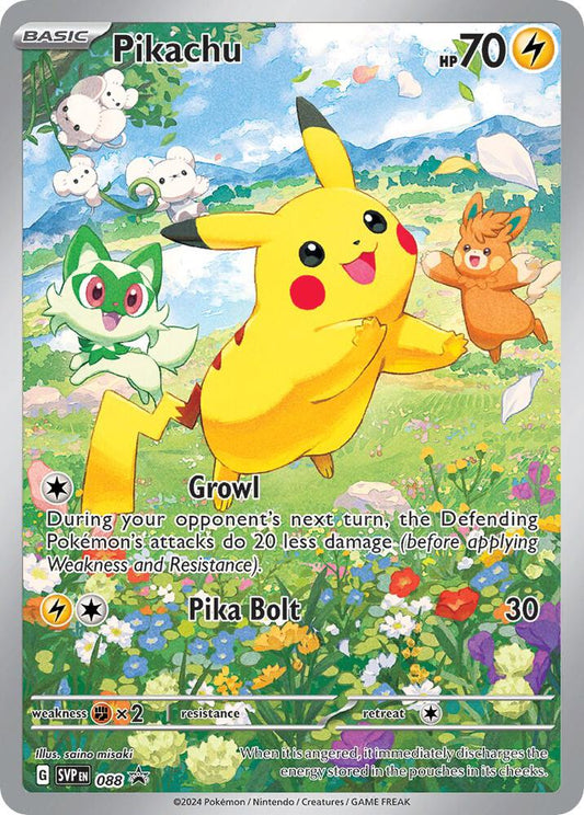 Pikachu - 088 - SV: Scarlet & Violet Promo Cards (SVP) Pokemon TCG