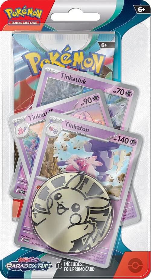 Paradox Rift Premium Checklane Blister [Tinkaton] - SV04: Paradox Rift (PAR) Pokémon TCG