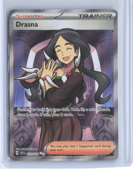 Drasna 231/191 Ultra Rare Surging Sparks Pokemon Holo