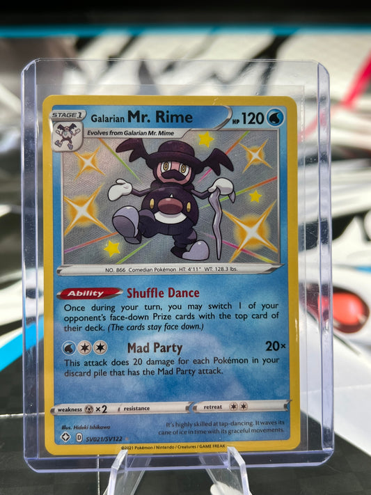 Galarian Mr. Rime SV021/SV122 / Shiny Holo - Shining Fates: Shiny Vault (SHFSV) Pokémon TCG