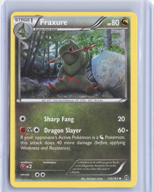 Fraxure 110/162 Uncommon BREAKthrough Pokemon TCG Card