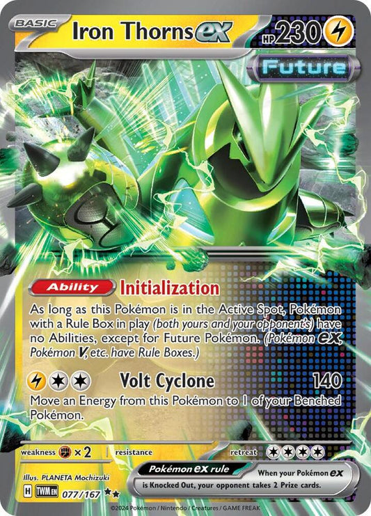 Iron Thorns ex - 077/167 - SV06: Twilight Masquerade (TWM) Pokémon TCG