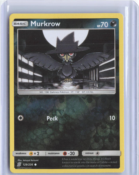 Murkrow 129/236 Common Unified Minds Pokemon Reverse Holo TCG Card