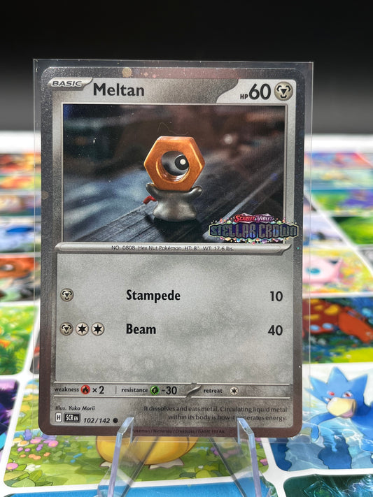Meltan 102/142 (Stellar Crown Stamped) - Miscellaneous Cards & Products (MCAP) Pokémon TCG