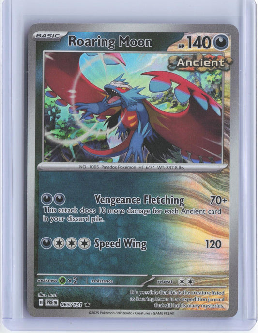 Roaring Moon (Poke Ball Pattern) 065/131 Prismatic Evolutions Pokemon Card