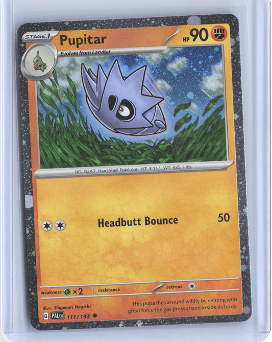 Pupitar 111/193 Uncommon Paldea Evolved Pokemon TCG Card