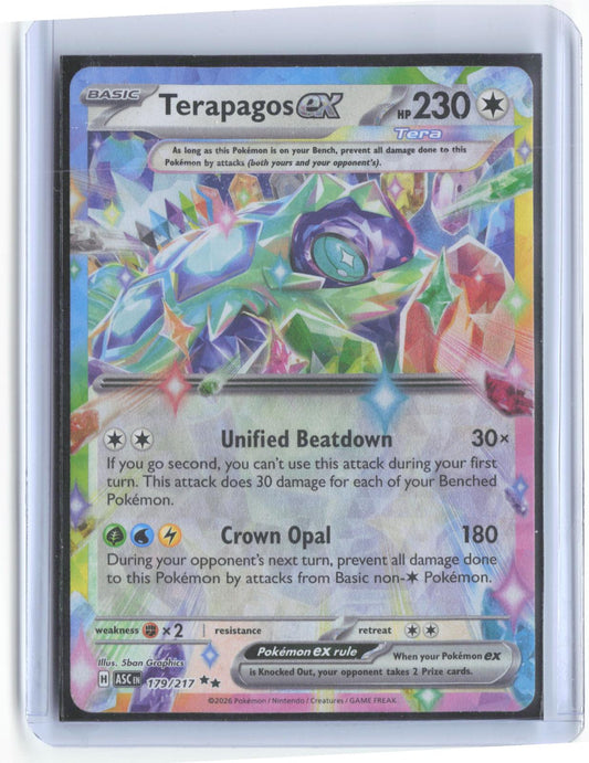 Terapagos ex 128/142 Holo Double Rare Prize Pack Series Cards Pokemon