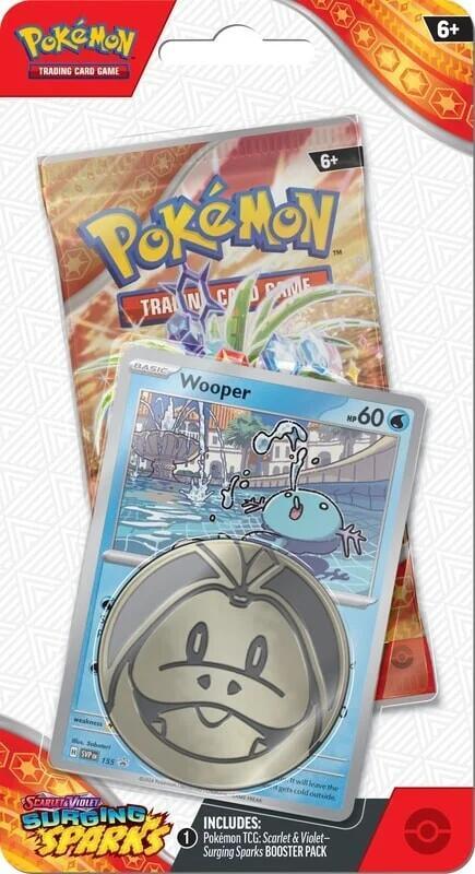 Surging Sparks Single Pack Blister [Wooper] - SV08: Surging Sparks (SSP) Pokémon TCG