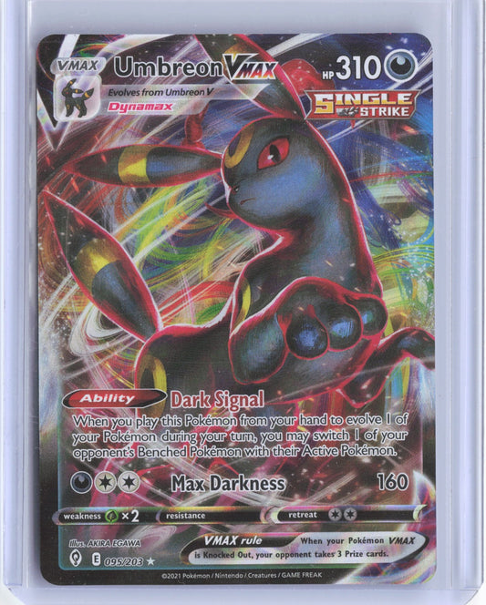 Umbreon VMAX Holo Ultra Rare SWSH07: Evolving Skies 095/203