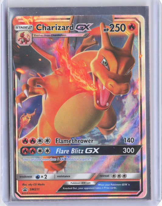 Charizard GX - SM211 Holo Promo Sun & Moon Promo Pokemon