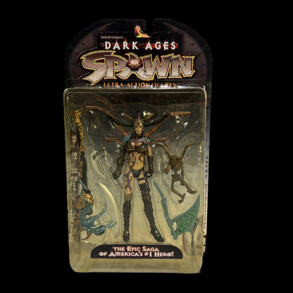 1998 Todd McFarlane Dark Ages Spawn The Epic Saga Skull Queen Action Figure Y