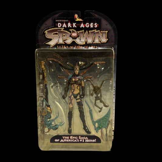 1998 Todd McFarlane Dark Ages Spawn The Epic Saga Skull Queen Action Figure Y