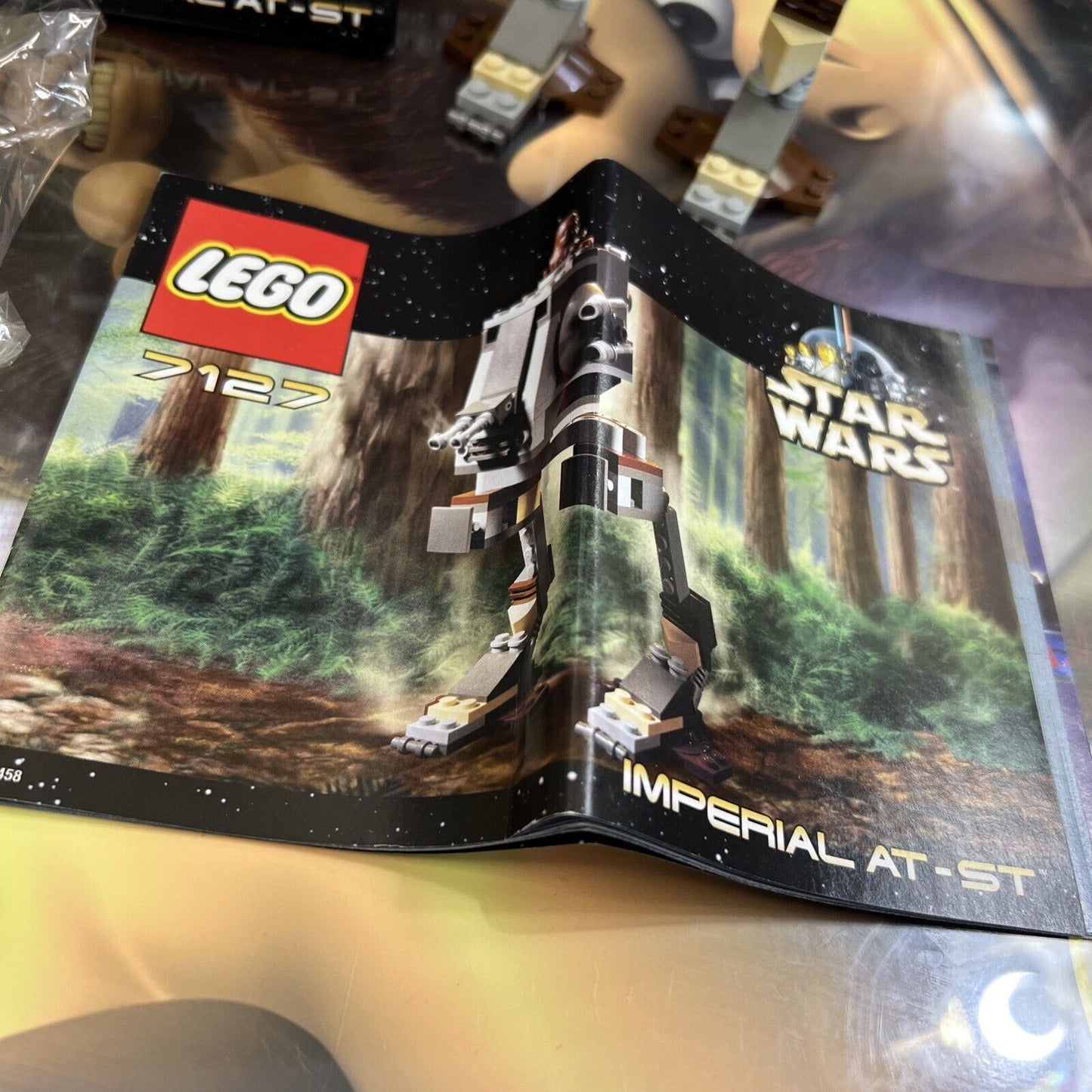 LEGO Star Wars: Imperial AT-ST (7127) WITH BOX MANUAL BAGS AND CHEWBACCA!
