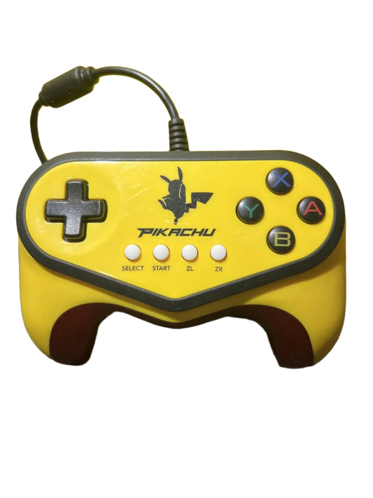 Wired HORI Wii U Pokken Tournament Pro Pad Pikachu Edition Pokémon Controller