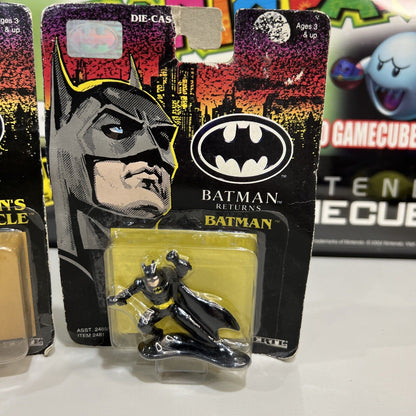 Batman Returns THE PENGUIN'S DUCK VEHICLE + BATMAN Die-Cast Metal Figure 1992 1