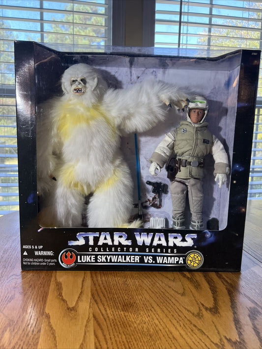 SEALED 1997 Star Wars Luke Skywalker Vs Wampa 1/6 Scale 12" NISB NEW KENNER