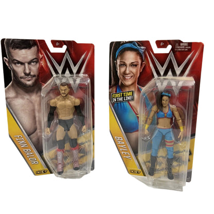 WWE BAYLEY Series 58 First Time In The Line NXT Wrestling Figure + FINN BALOR