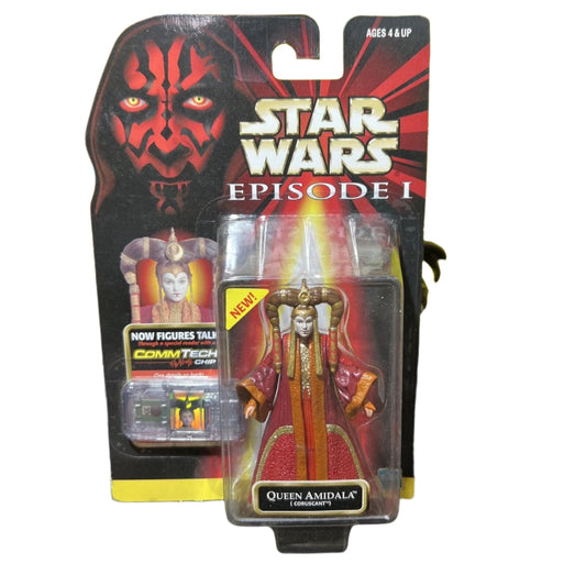 1999 Hasbro Star Wars Episode 1 Phantom Menace Queen Amidala Coruscant Commtech