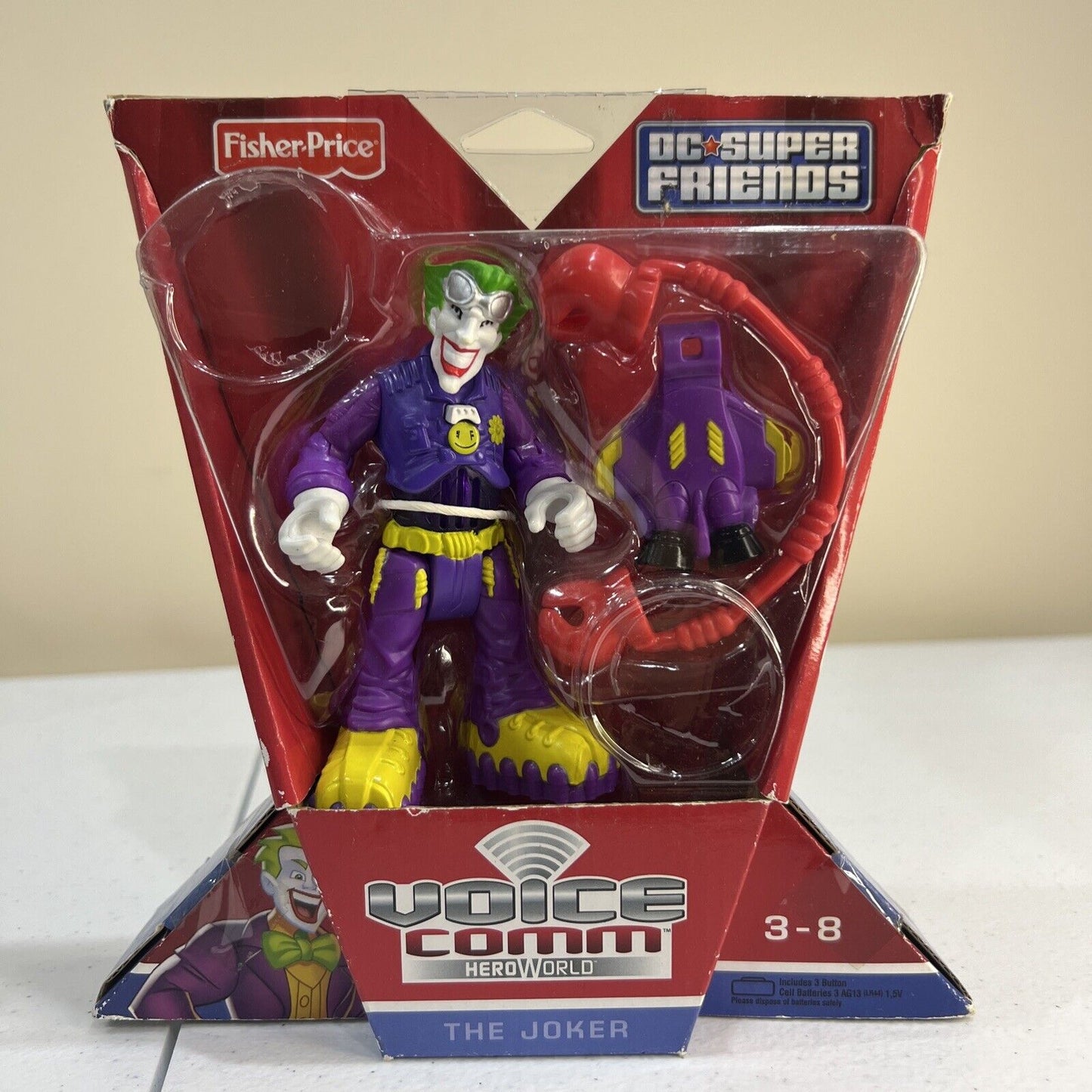 Fisher Price Batman DC Super Friends Voice Comm *NRFB BOX NOT MINT*