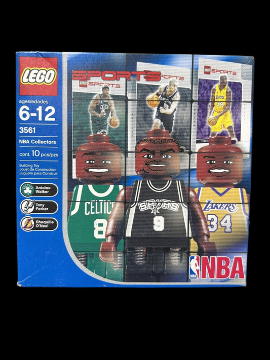 LEGO Sports: NBA Collectors #2 (3561) Shaquile O’Neal Antoine Walker Tony Parker