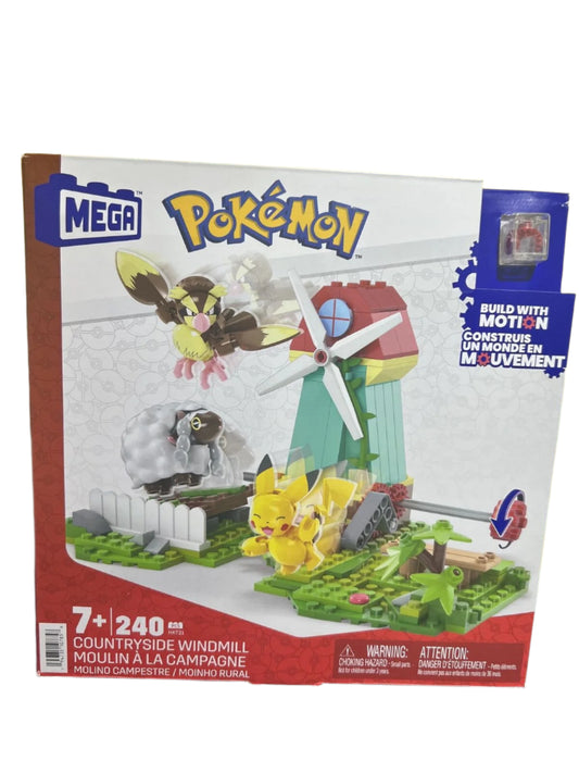 MEGA Pokemon 240 Piece Countryside Windmill Building Toy Build w/ Motion HKT21