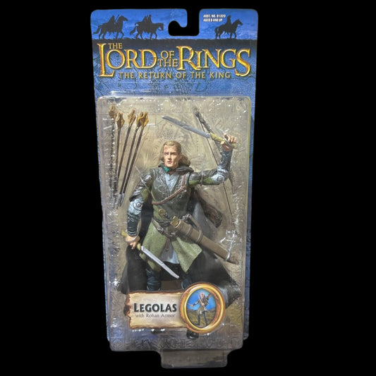 Lord Of The Rings Return Of The King Toy Biz Legolas with Rohan Armor NIB 2003