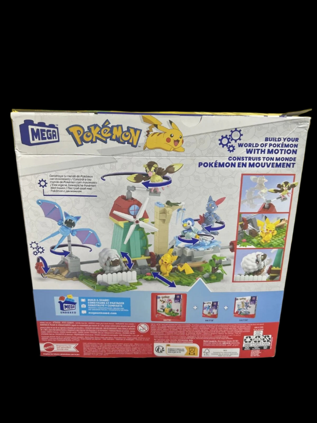 MEGA Pokemon 240 Piece Countryside Windmill Building Toy Build w/ Motion HKT21