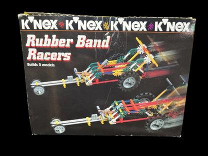 Vintage K'NEX Rubber Band Racers 1995 (12002) Open Box