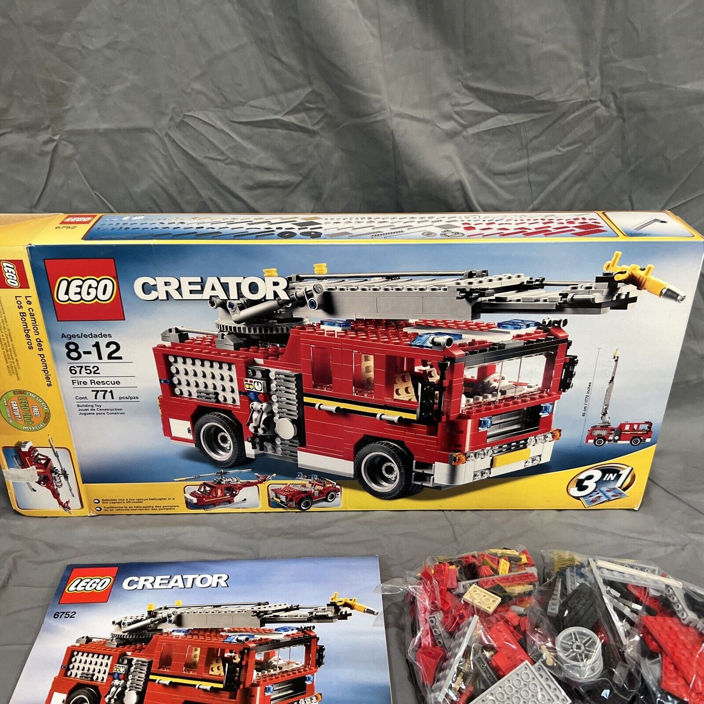 LEGO CREATOR: Fire Rescue (6752) Complete in box Used