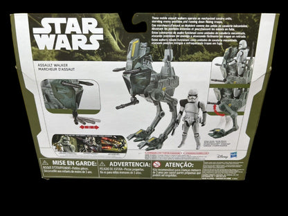 STAR WARS Force Awakens Vehicle Assault Walker + Stormtrooper Sergeant Figure