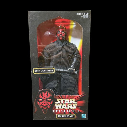 Star Wars Episode I Darth Maul With Lightsaber Action Figure Hasbro The  Phantom