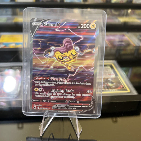 Pokémon TCG Raikou V Crown Zenith: Galarian Gallery GG41/GG70 Holo Ultra Rare