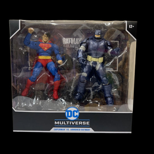 McFarlane Toys DC Multiverse Superman vs. Armored Batman 7" Action Figure 2 Pack