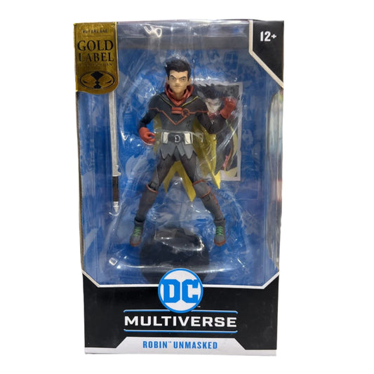 DC Multiverse Infinite Frontier ROBIN UNMASKED Gold Label McFarlane Toys 7” Inch