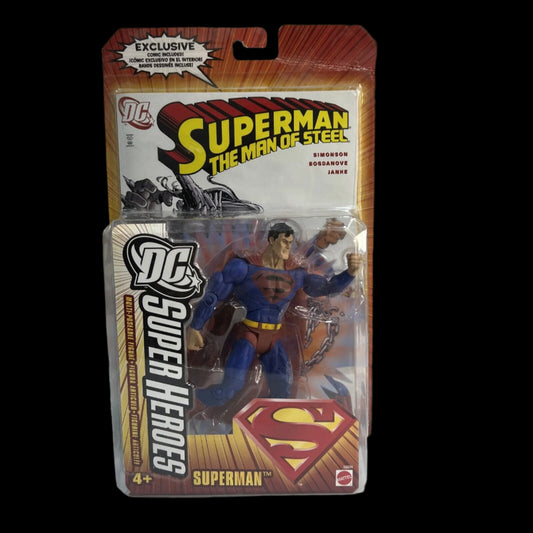 SUPERMAN SUPER HEROES - MULTI-POSEABLE FIGURE 2006 - MATTEL DC - UNOPENED 8