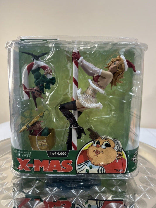 2007 Mcfarlane's Twisted X-Mas Mrs. Claus Blonde Variant Sealed NIP 1