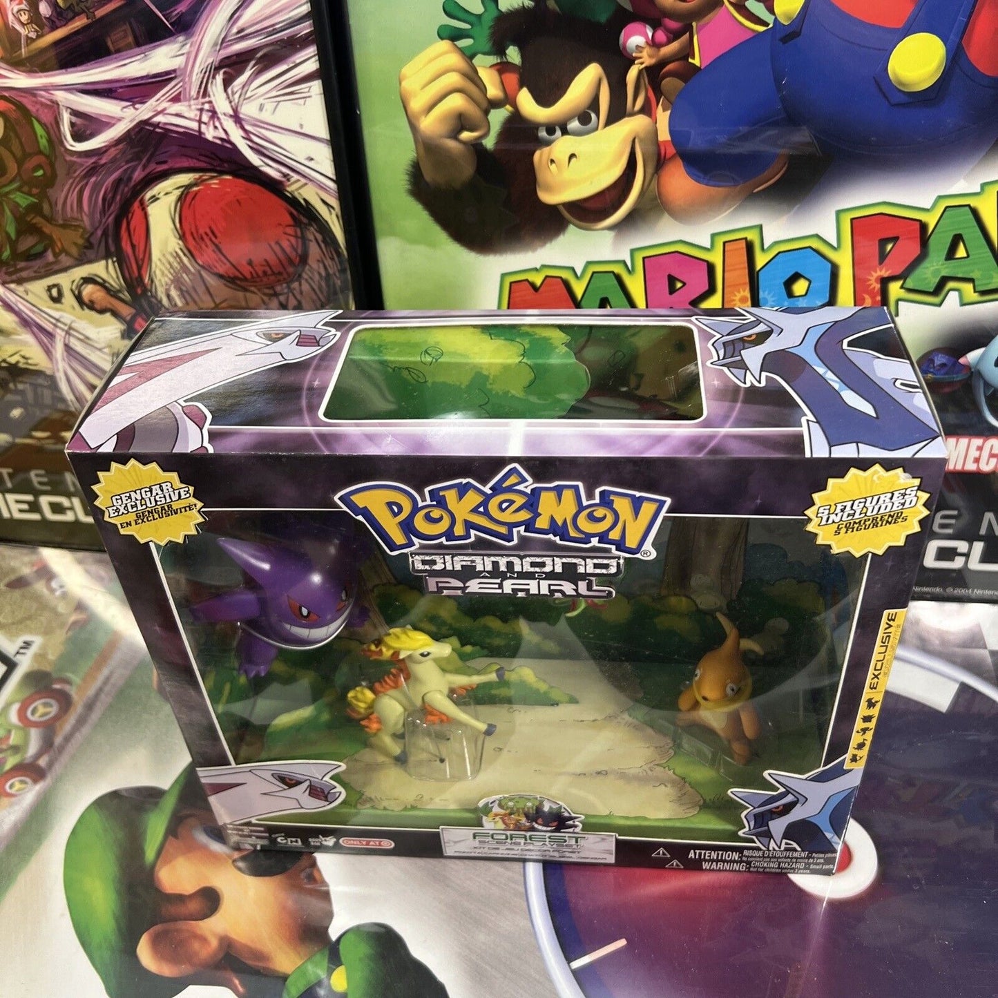 JAKKS Pacific Pokemon: Diamond And Pearl Scene Playset Ponyta, Carnivine Forest