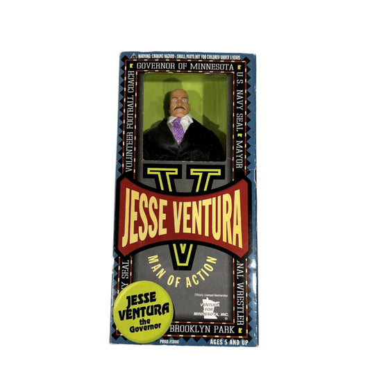 Jesse Ventura Man Of Action & Governor Of Minnesota 12” Action Figure VTG 1999
