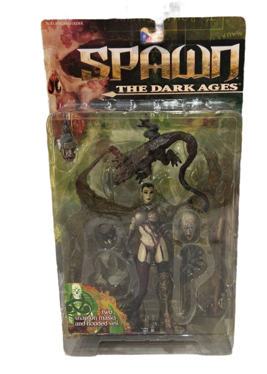 SPAWN 1999 Series 14 THE DARK AGES The Necromancer Figure Todd McFarlane Toys