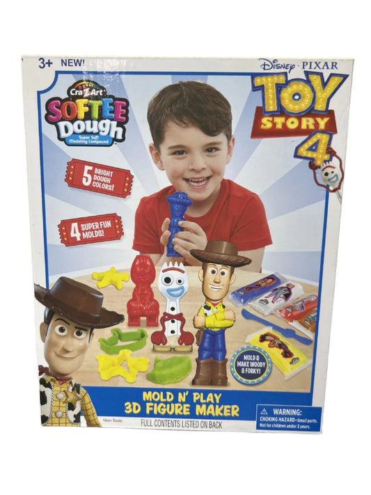 TOY STORY 4 MOLD N PLAY 3D FIGURE MAKER DISNEY PIXAR SOFTEE DOUGH