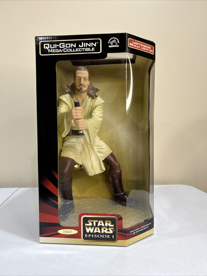 APPLAUSE #01803 Star Wars Phantom Menace "Qui-Gon Jinn" 12" Figure w/certificate