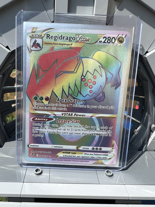 Pokémon TCG Regidrago VSTAR Sword & Shield - Silver Tempest 201/195 Holo Secret