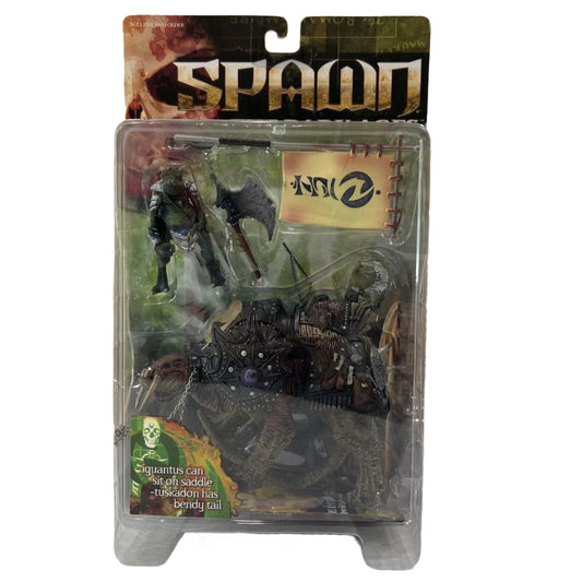 Spawn Dark Ages Series 14 Iguantus & Tuskadon Action Figures 1999 McFarlane Toys