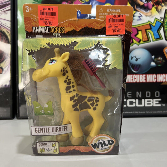 2018 Lanard GENTLE GIRAFFE ~ IN THE WILD Animal Acres Collection Toy with Brush