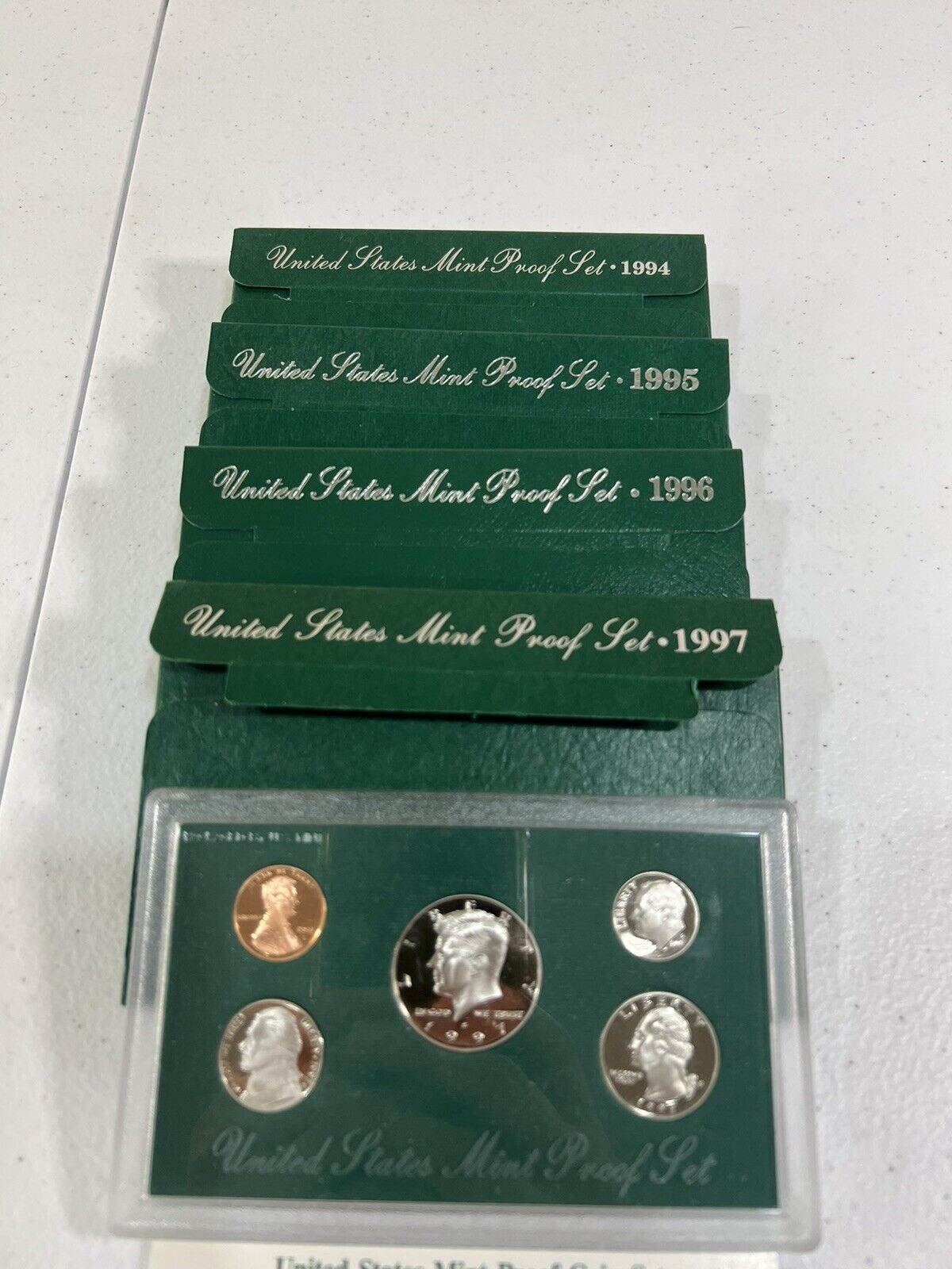 1994-1997 Proof Set United States US Mint Original Government Packaging Box
